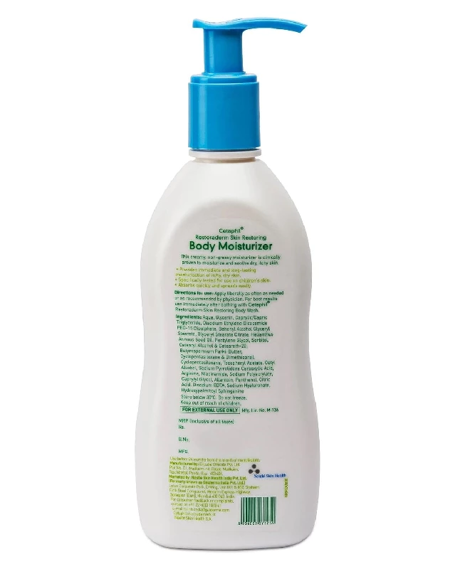 Cetaphil Restoraderm Skin Restoring Body Moisturizer For Very Dry Sensitive Skin, 295 ml-2.webp